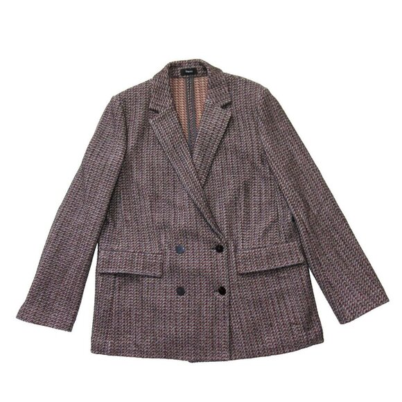 NWT Theory Piazza Jacket in Walden Tweed Double Breasted...